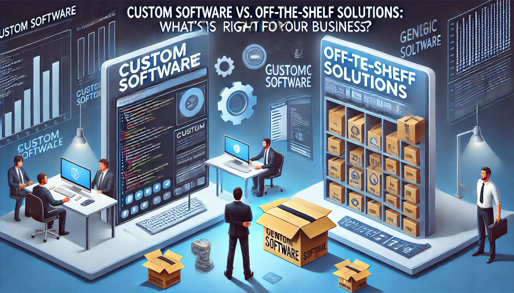 Custom Software vs. Off-the-Shelf Solutions: What’s Right for Your Business?